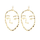 Abstract Face Drop Earrings - AESTHEDEX