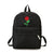 Rose Embroidery Backpack - AESTHEDEX