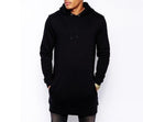 Longline Fleece Hoodie - AESTHEDEX