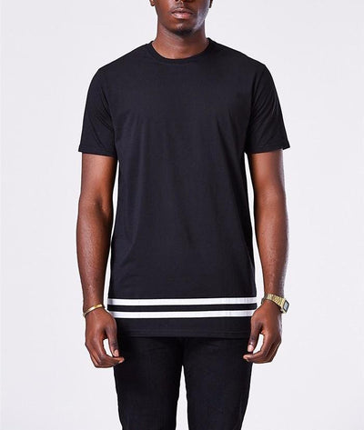 Classic Longline Striped Tee - AESTHEDEX