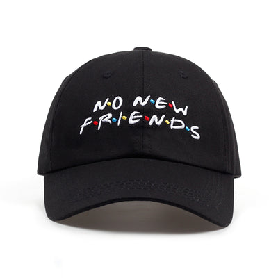 No New Friends Baseball Cap - AESTHEDEX