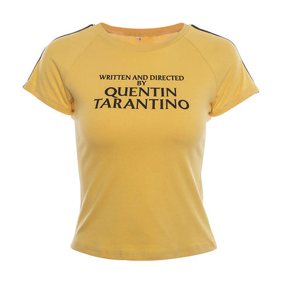 Written and Directed by Quentin Tarantino Cropped Tee - AESTHEDEX