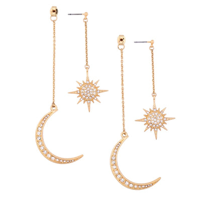 Star Moon Earrings - AESTHEDEX