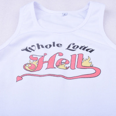 Whole Lotta Hell Tank Top - AESTHEDEX