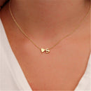 Heart Initial Letter Necklace - AESTHEDEX