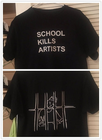 School Kills Artists T-Shirt - AESTHEDEX
