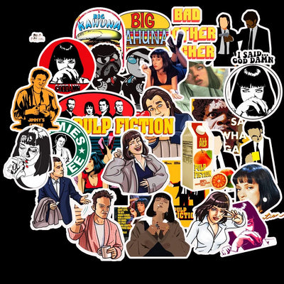 Pulp Fiction Decal Stickers - AESTHEDEX